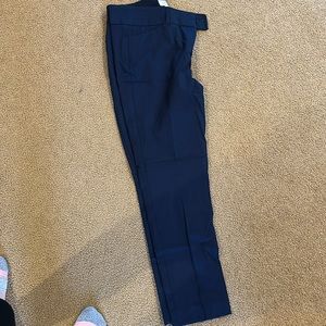 Loft Size 12 Skinny Ankle Navy Pants Barely Worn